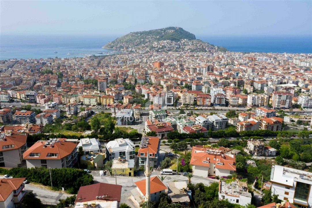 Luxury real estate in Alanya with panoramic views: 2 + 1 apartment in Hasbahce ID-6225 фото-2