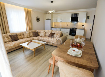 Species one-bedroom apartment with furniture and appliances in a residence with facilities in the center of Alanya ID-6252 фото-2