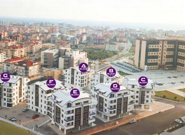 One-bedroom apartment, equipped with furniture and appliances in a residential residence in Oba, Alanya, 64 m2 ID-6253 фото-27