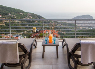 Detached villa 4 + 2, with a private pool in the mountainous area of Alanya Tepe. ID-6250 фото-17