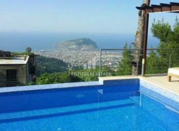 Detached villa 4 + 2, with a private pool in the mountainous area of Alanya Tepe. ID-6250 фото-20