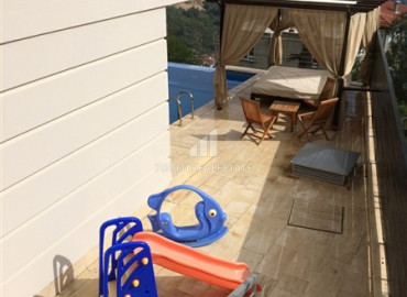 Detached villa 4 + 2, with a private pool in the mountainous area of Alanya Tepe. ID-6250 фото-22