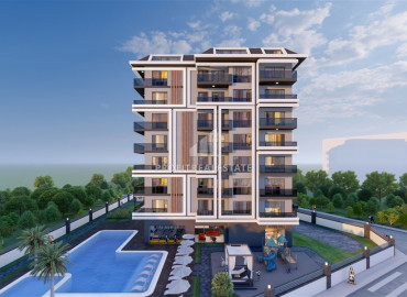 Apartments of different layouts in a premium class residence under construction with interest-free installments in Avsallar. ID-6275 фото-9