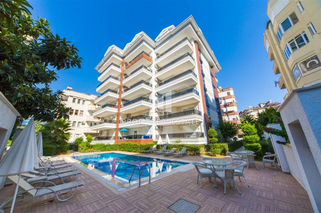 Furnished 1 + 1 apartment in the heart of Alanya in a modern building with facilities ID-6290 фото-1