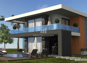 Private villa 3 + 1, with its own facilities in the region of Alanya - Kargicak at the final stage of construction. ID-6295 фото-1