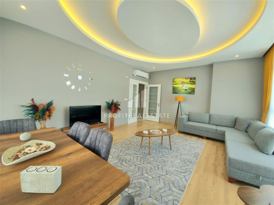 Новая меблированная квартира 2+1 с отдельной кухней в комплексе с богатой инфраструктурой в Махмутларе ID-6299 фото-2