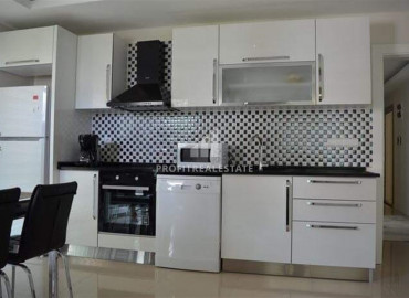 Alanya center: furnished 1 + 1 apartment in a residence with a swimming pool 500m from Keykubat beach ID-6307 фото-5