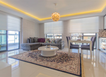New furnished 2 + 1 apartment on a high floor in a residence with wide facilities in Mahmutlar ID-6309 фото-3