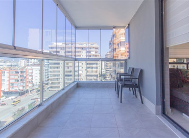 New furnished 2 + 1 apartment on a high floor in a residence with wide facilities in Mahmutlar ID-6309 фото-14