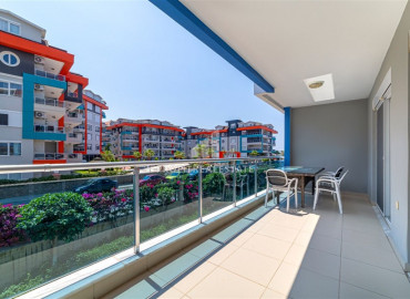 Уютная укомплектованная двухкомнатная квартира в элитном комплексе в 200 м от моря в районе Кестель ID-6317 фото-14