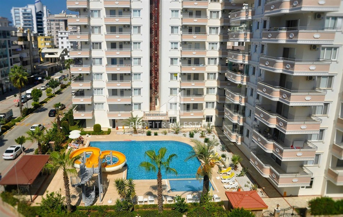 Apartment 2 + 1 overlooking the sea and the Alanya fortress in a residence with good facilities in Mahmutlar ID-6327 фото-2