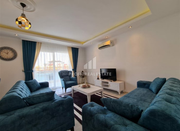 Furnished one-bedroom apartment on a high floor, 70m² in the center of Mahmutlar, 350 m from the sea ID-6328 фото-5
