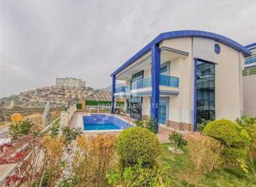 Private furnished villa 4 + 1, with its own facilities in the area of Alanya - Kargicak ID-6340 фото-9