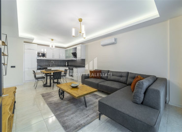 Excellent one-bedroom apartment, ready to move in, in a well-kept residential residence in Oba, Alanya, 65 m2 ID-6348 фото-4