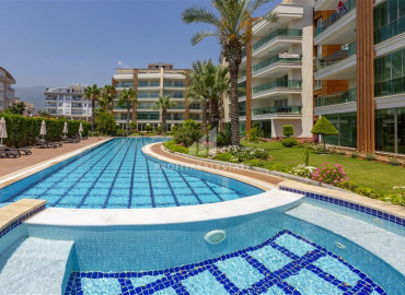 Excellent one-bedroom apartment, ready to move in, in a well-kept residential residence in Oba, Alanya, 65 m2 ID-6348 фото-1