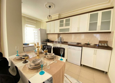 Two bedroom apartment with a cozy interior, 300 meters from the sea, in Mahmutlar, Alanya ID-6355 фото-4