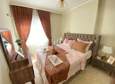 Two bedroom apartment with a cozy interior, 300 meters from the sea, in Mahmutlar, Alanya ID-6355 фото-6