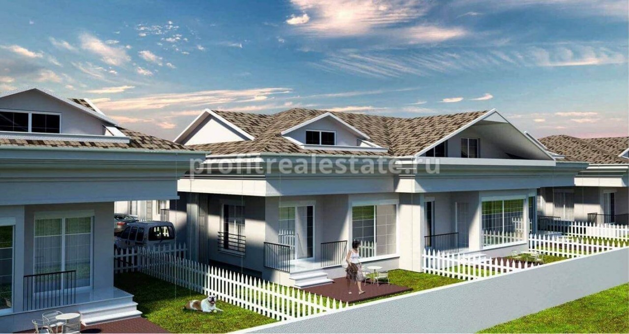 For sale townhouses on the stage of construction in the picturesque area of Kemer, Turkey ID-0423 фото-1