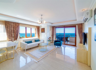Large furnished two bedroom apartment on a high floor in Mahmutlar with sea views ID-6382 фото-2