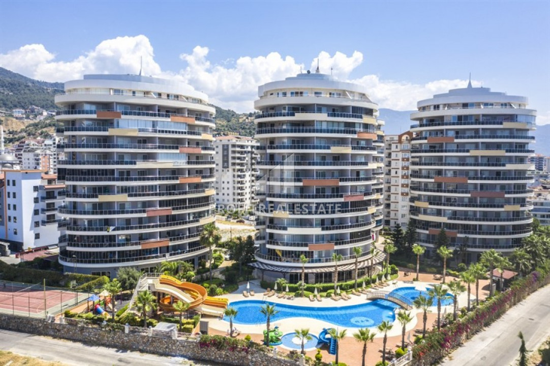 Species apartment 1 + 1, with furniture and appliances in a premium residence in Alanya - Cikcilli ID-6393 фото-1