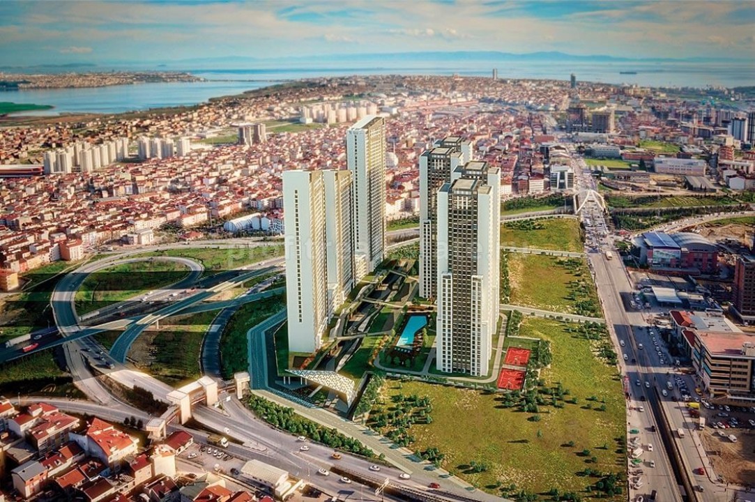 A stylish project at the final stage of construction in Istanbul Esenyurt ID-0427 фото-1