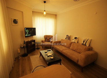 Furnished apartment 2 + 1 in a residence with a swimming pool in Alanya Oba, 300m from the sea ID-6406 фото-14
