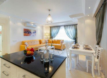 One-bedroom apartment, ready to move in, with a large total area of 80 m2, center of Alanya ID-6419 фото-6