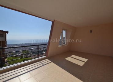 Duplex with three bedrooms and panoramic sea view in the central area of Alanya, Turkey ID-0431 фото-19