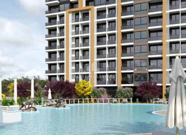 Apartment of different layouts in a premium class residence under construction in Mersin Tomyuk ID-6436 фото-3
