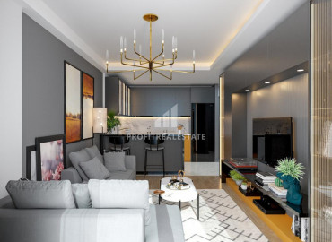 Apartment of different layouts in a premium class residence under construction in Mersin Tomyuk ID-6436 фото-17