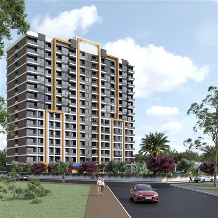 Apartment of different layouts in a premium class residence under construction in Mersin Tomyuk ID-6436 фото-1