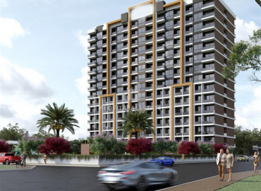 Apartment of different layouts in a premium class residence under construction in Mersin Tomyuk ID-6436 фото-25