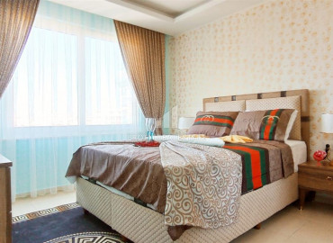 Квартира с одной спальней, с мебелью и бытовой техникой, недалеко от моря в Махмутларе ID-6455 фото-3