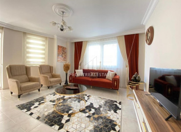 Budget furnished apartment 2 + 1 in a residence with a swimming pool 150 m from the sea in Mahmutlar ID-6478 фото-4