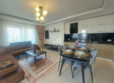 Уютная видовая квартира 2+1 с мебелью и техникой в хорошем комплексе Махмутлара ID-6499 фото-3