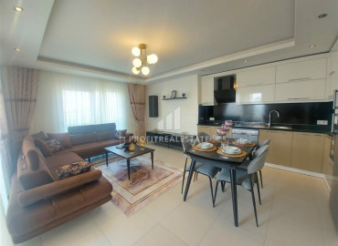 Cozy view apartment 2 + 1 with furniture and appliances in a good residence of Mahmutlar ID-6499 фото-5