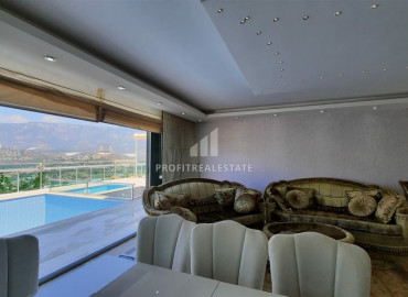 Luxury villa with a private pool and breathtaking panoramic views, Kargicak, Alanya, 220 m2 ID-6514 фото-2