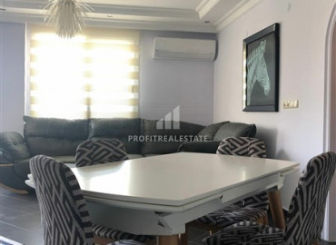 Furnished 2 + 1 apartment with mountain views in Oba area in an excellent residence ID-6513 фото-9
