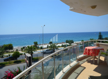 Large furnished view apartment with two bedrooms on the first line in Mahmutlar ID-6521 фото-2