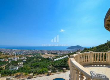 Detached villa 4 + 1, 230m² with a swimming pool and a land plot in the Cikcilli area of Alanya. ID-6531 фото-2