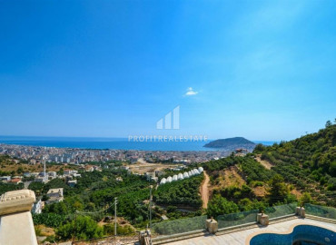 Detached villa 4 + 1, 230m² with a swimming pool and a land plot in the Cikcilli area of Alanya. ID-6531 фото-5