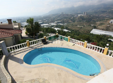 Private 5 + 1 villa with panoramic views and private facilities in Alanya - Kargicak ID-6539 фото-23