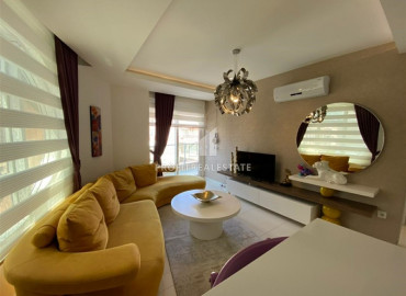 Furnished 1 + 1 apartment in a residence with facilities 350m from Cleopatra beach ID-6543 фото-1