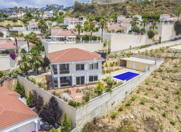 Large two-storey villa, with a private pool and a land plot, in Kargicak, Alanya, 400 m2 ID-6551 фото-1