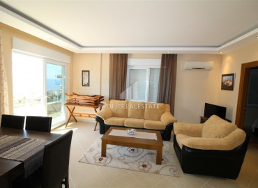 The first coastal line in the Alanya region - Kestel: two bedroom duplex with furniture and appliances ID-6591 фото-3