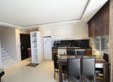 The first coastal line in the Alanya region - Kestel: two bedroom duplex with furniture and appliances ID-6591 фото-4