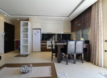 The first coastal line in the Alanya region - Kestel: two bedroom duplex with furniture and appliances ID-6591 фото-9