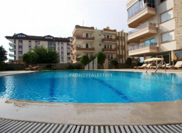 The first coastal line in the Alanya region - Kestel: two bedroom duplex with furniture and appliances ID-6591 фото-20}}