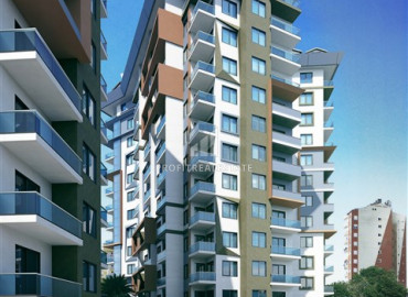 Двухкомнатные апартаменты в строящемся жилом комплексе, в 150 метрах от центра Махмутлара, Аланья, 57 м2 ID-5855 фото-32