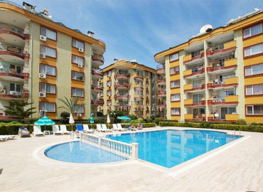 Two bedroom apartment, furnished and equipped, 250 meters from Oba beach, Alanya ID-6593 фото-14